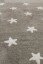 Lorena Estrellas Gris-Blanco (Teppich kleine Sterne, grau-weiß)