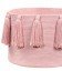 Lorena Tassels Basket Pink