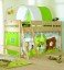 Twist-Lampe an einem Spielbett als Leselampe