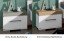 Kira Starterset Babymöbel - Wickelkommode schmal & Babybett in 2 Farben