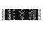 Lorena Black & White Bereber NegroLäufer in 80x230 cm