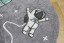 Teppich Astronaut mit Rakete, rund Ø 150 cm