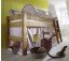 IMC Hochbett aus Kiefer, Beispiel halbhohes Bett