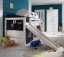 Infans halbhohes Spielbett mit kurzer Rutsche