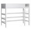 Lifetime Hochbett in whitewash mit gerader Leiter 