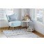 Waschbarer Teppich Azteca Natural Vintage Blue, 140 x 200 cm
