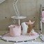 Waschbarer Teppich Bubbly Soft Pink 120cm rund