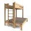 De Breuyn Twin-over-full Etagenbett aus massiver Buche
