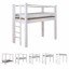 destyle Basisbett 100 S, Buche weiß 
