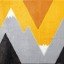 Teppich Mountain Trip Yellow, 100 x 180cm 