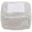 Pouf Marshmallow Square in Pearl Grey