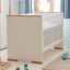 Nature Kid Chat Babybett 70 x 140cm in weiß (Lattenrost Hoch)