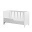 Babybett Moon mit Rausfallschutz , kann links, rechts oder mittig montiert werden.