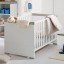 Paidi Kira Babybett in Kreideweiß/Eiche-Nautik-Nachbildung