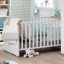 Paidi Kira Babybett in Eiche-Nebraska-Nachbildung