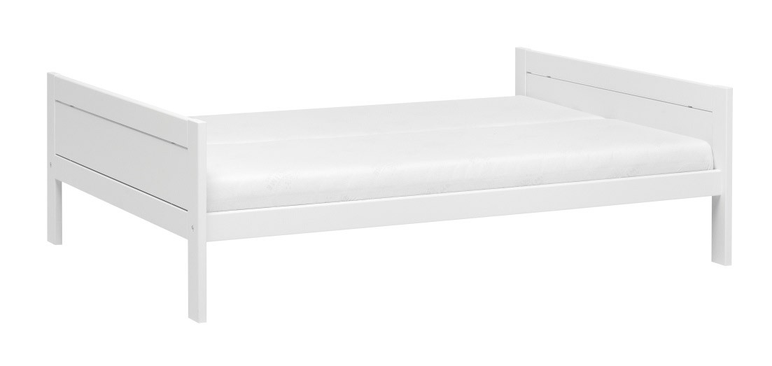 Lifetime Jugendliege 140cm breit in deckend weiß