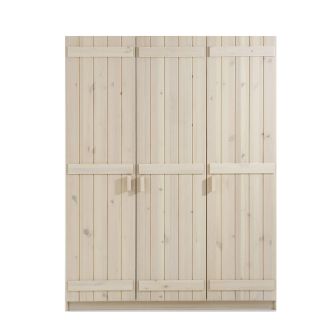 Kleiderschrank 804 mit 3 Türen, weiß 