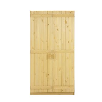 Kleiderschrank 800 mit 2 Türen, natur