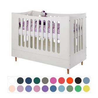 Kinderbett (70 x 140 cm) Häupter offen, Buchefüße