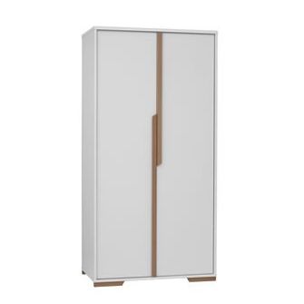 Chat Kleiderschrank, 2-türig, weiß 