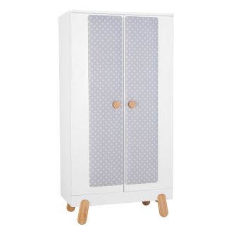 I'ga Kleiderschrank 2-türig mit Textilien