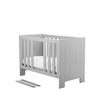 Almo Kinderbett 60 x 120cm, grau