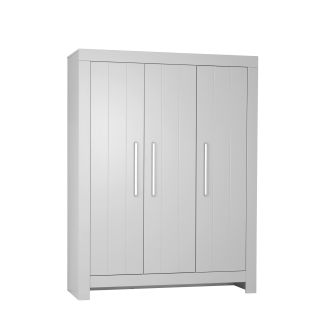 Almo Kleiderschrank, 3-türig, grau