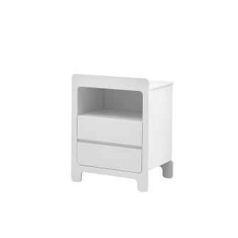 Moon kleine Wickelkommode/ Kommode in weiß, MDF