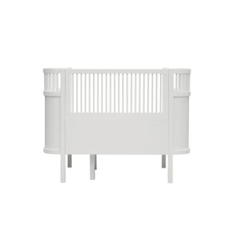 Ausziehbares Babybett in classic white