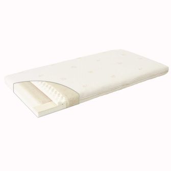 Zirbentraum Wende-Babymatratze,70 x 140 cm (Naturlatex mit Zirbenholzspänen)