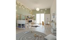Kinderzimmer Set mit Schreibtisch 8-teilig Cory 90x200cm