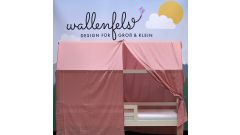 Betthimmel Rose thé / Altrosa für Hausbett Maya 