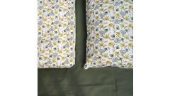 Kinderbettwäsche - Lazou Blanc /  Multi Vintage (bedruckt, 40/60 und 100/135cm)