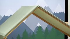 Betthimmel Grün für Hausbett Milo (90 x 200cm)