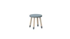 Dots Kinderhocker Light Blue, H 30 cm