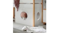 Infanscolor Deko-Element für Mittelhochbett in weiß