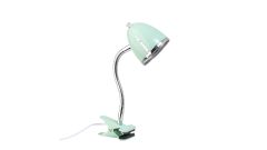 Retro Klemmlampe 8143 mint (mit Chromkante)