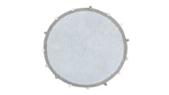 Waschbarer Teppich Bubbly Soft Blue, (Ø 120cm) 