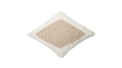 Kissen Candy, gestrickt in Ivory/ Linen