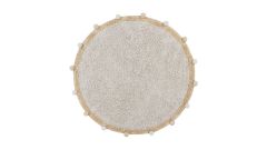 Waschbarer Teppich Bubbly Honey, (Ø 120cm) 
