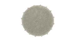 Waschbarer Teppich Bubbly Olive, (Ø 120cm) 