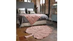 Waschbarer Teppich Monstera Leaf Vintage Nude in 120 x 180 cm