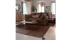 Waschbarer Teppich Tribu Soil Brown S, 120 x 160 cm