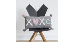 Kissen XOXO grau