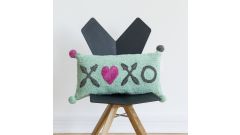 Kissen XOXO türkis