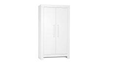 Almo Kleiderschrank, 2-türig, weiß 