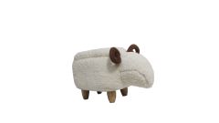 MyAnimalCube Sitzhocker Schafbock Sammy weiß (mit Stauraum)