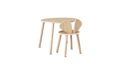 Mouse School Set - Table & Chair in Natur (6 - 10 Jahre)