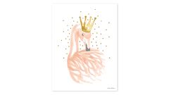 Poster - Flamingo and Stars