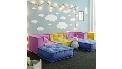 MyColorCube - Kinder Sofa Set B bunt, 6-teilig